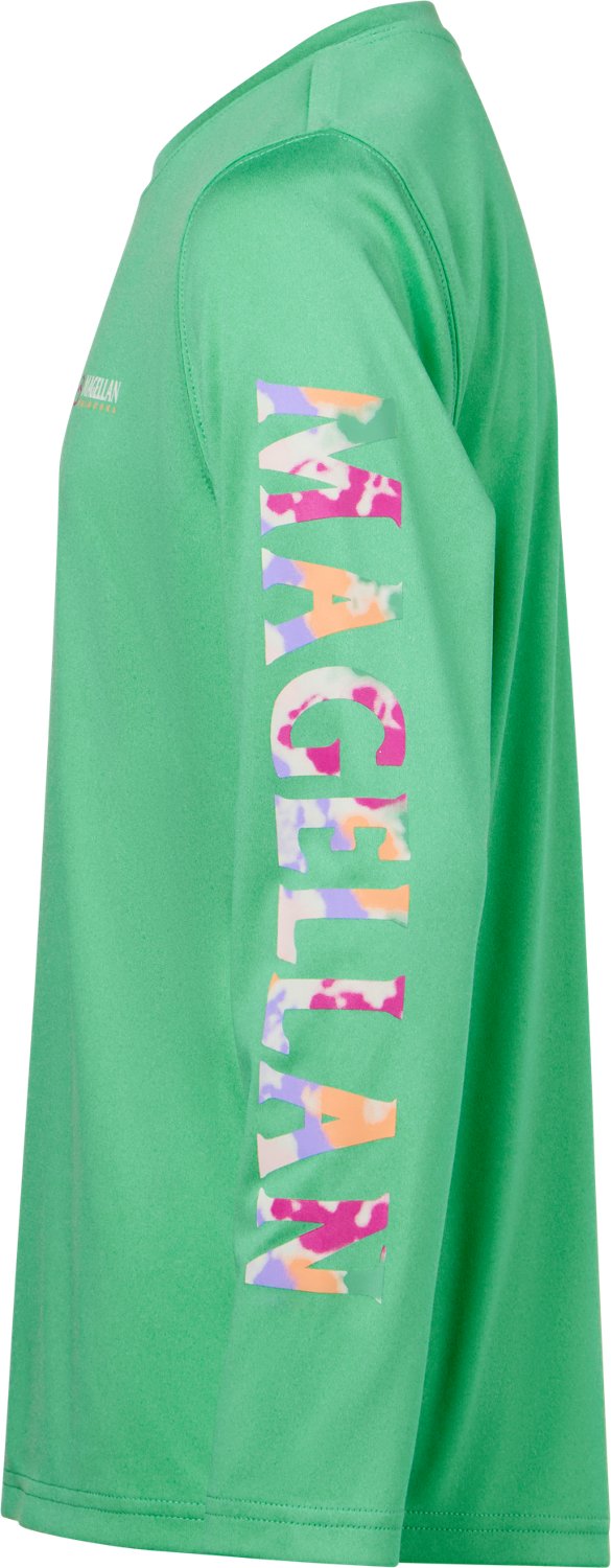 Magellan Outdoors Girls' Caddo Lake Logo Long Sleeve T-shirt                                                                     - view number 3