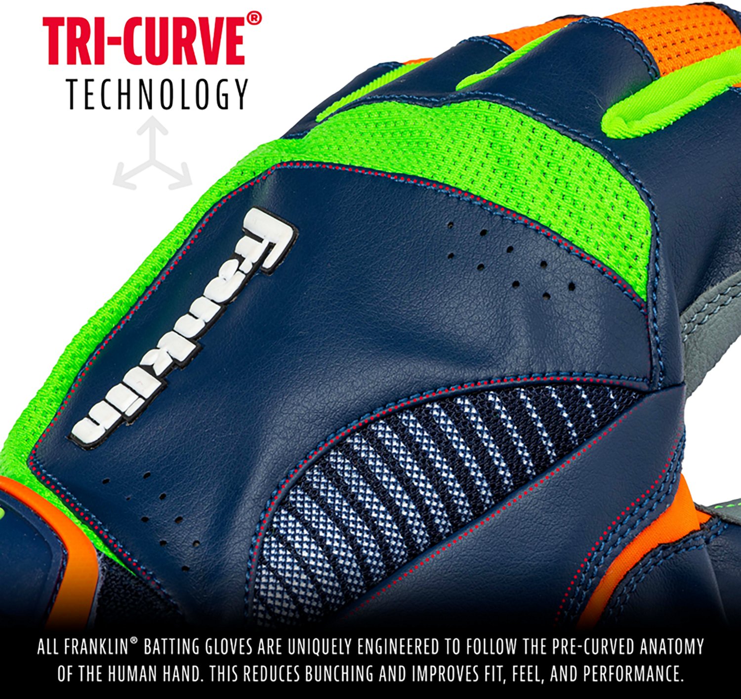 Franklin Youth Shok-Sorb Neo Series Batting Gloves - view number 4