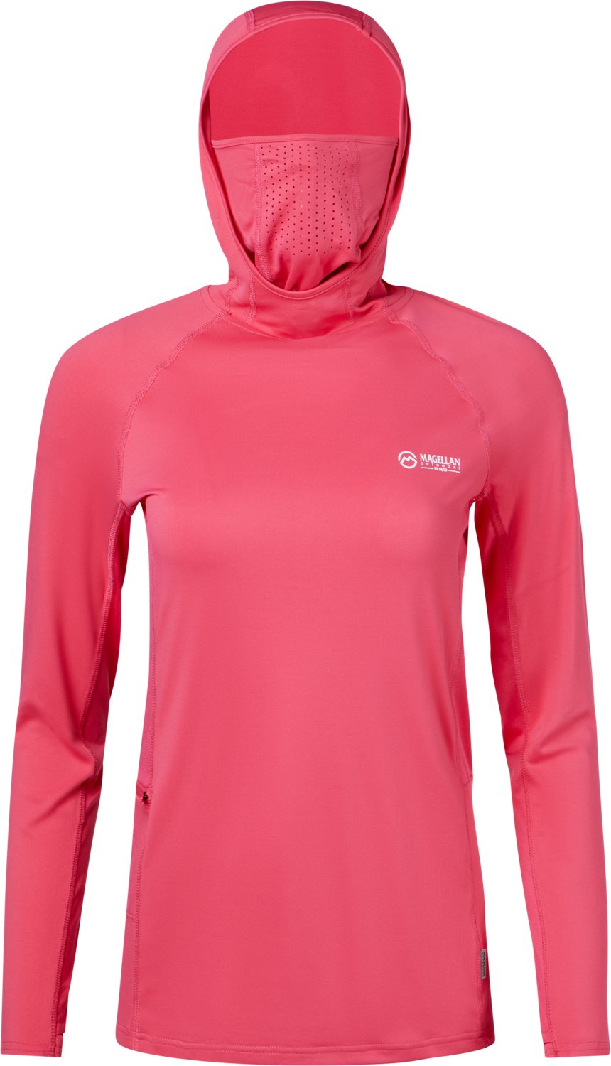 Magellan Outdoors Women's Pro Long sleeve Gaiter Hoodie