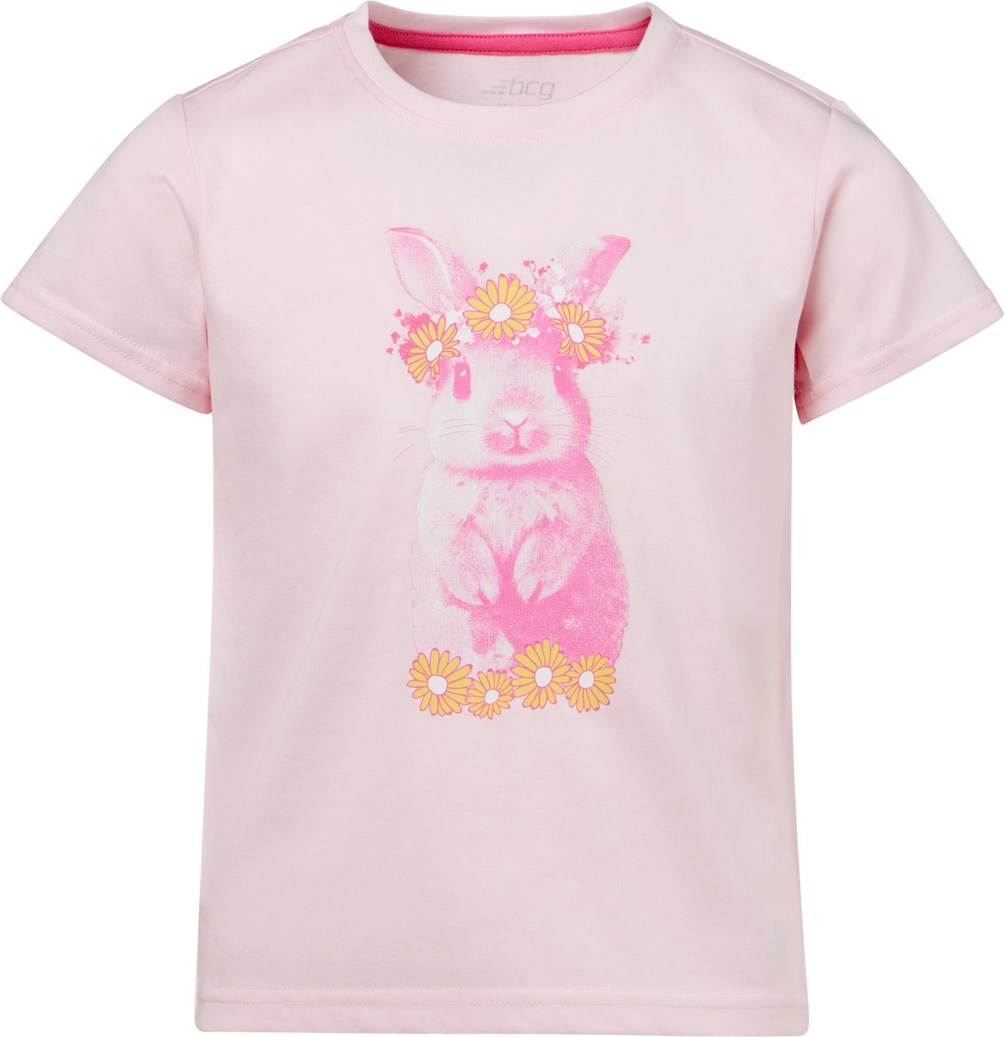 BCG Girls' Lifestyle Cotton Daisy Bunny T-shirt