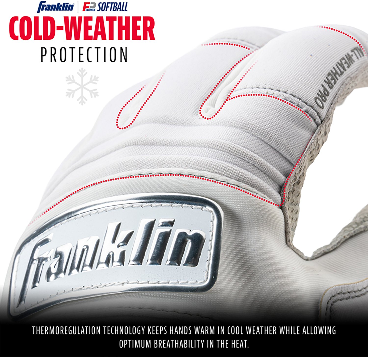 Franklin All-Weather Fast-Pitch Gloves - view number 3