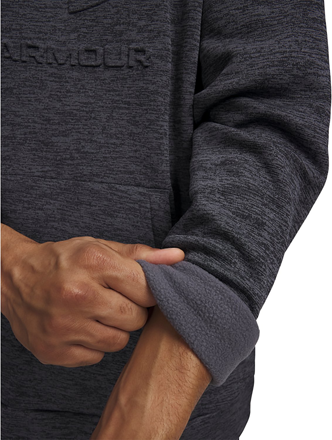 Under Armour Men's Armour Fleece Twist Emboss Hoodie - view number 3