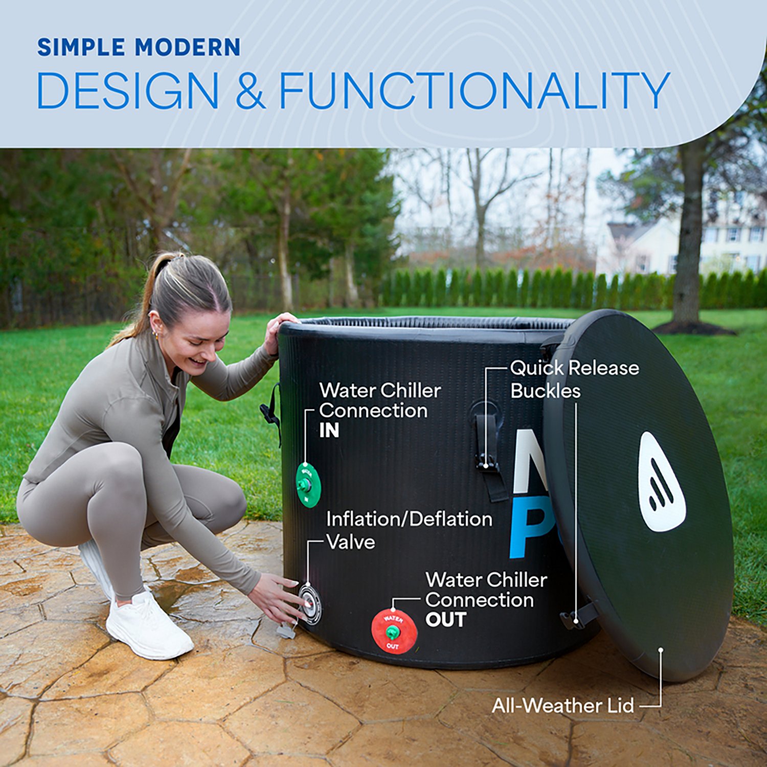 Lifepro NordPod Plus Portable Ice Bath Tub - view number 6