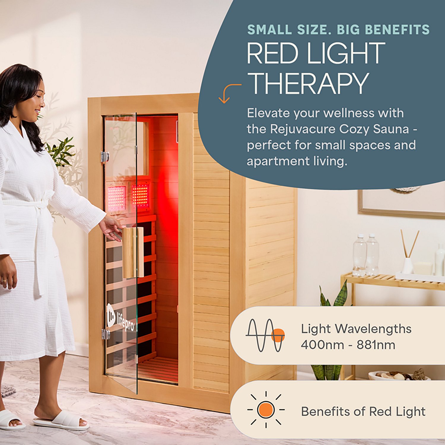 Lifepro RejuvaCare Cozy Infrared Sauna - view number 2