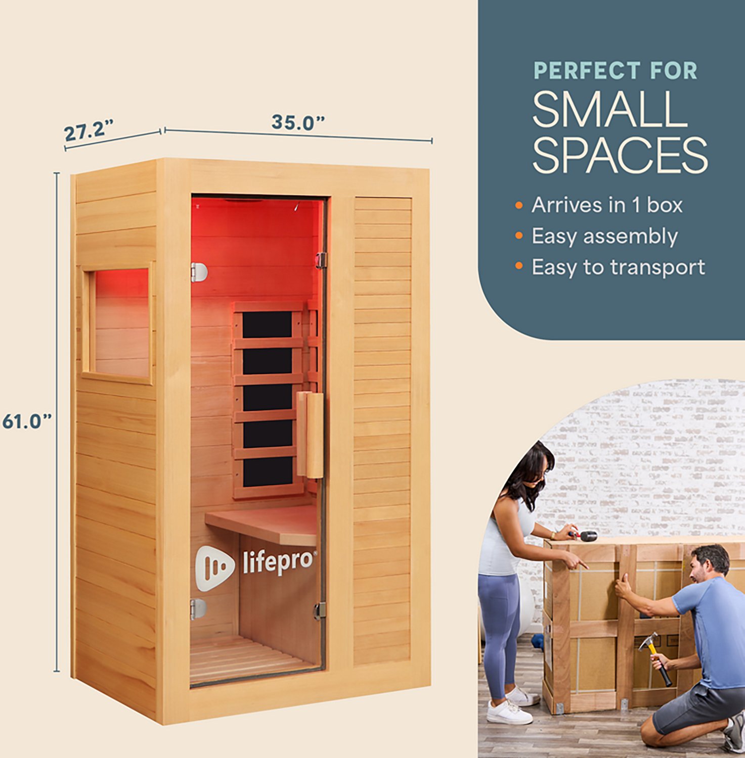 Lifepro RejuvaCare Cozy Infrared Sauna - view number 4