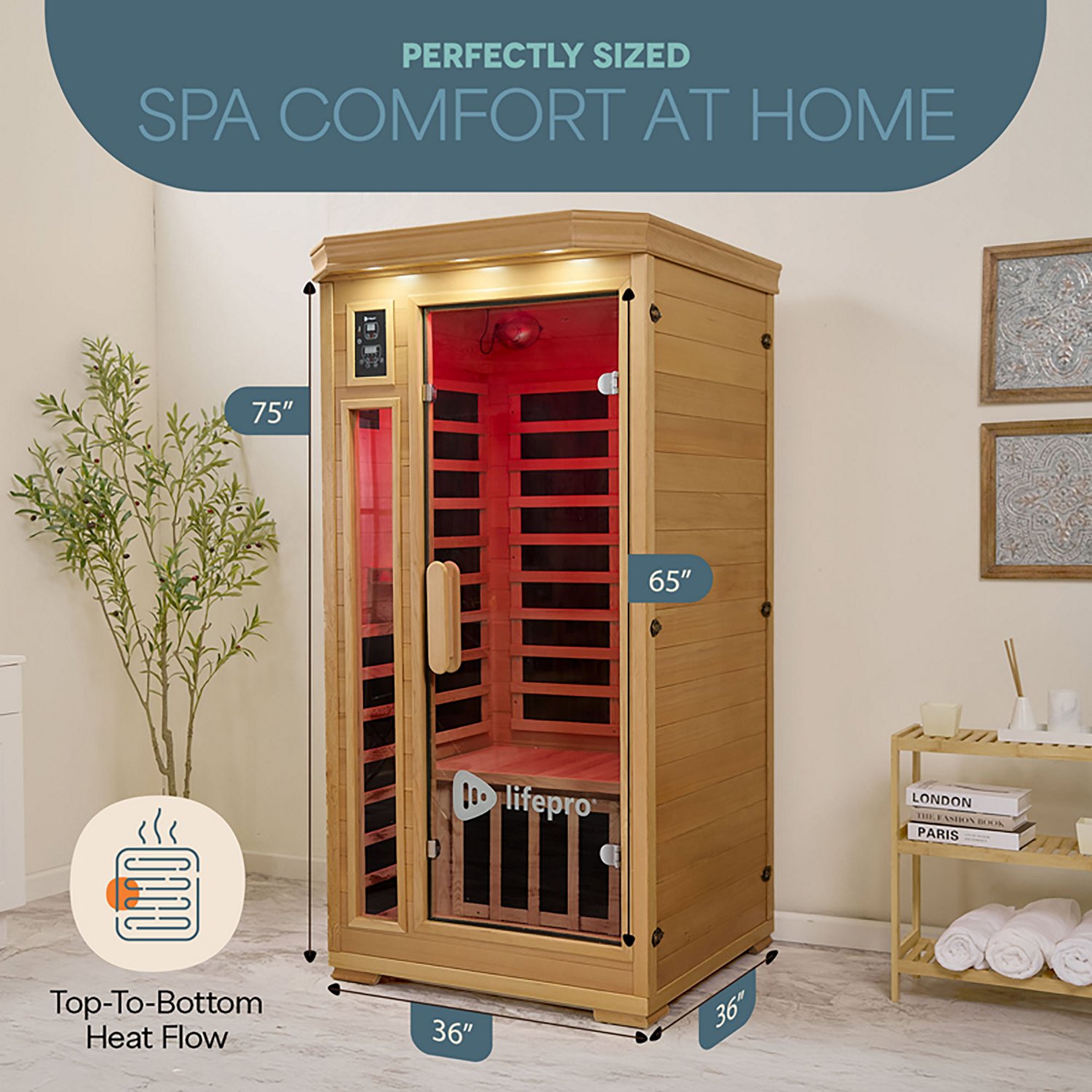 Lifepro RejuvaCare 1-Person Far Infrared Sauna - view number 6