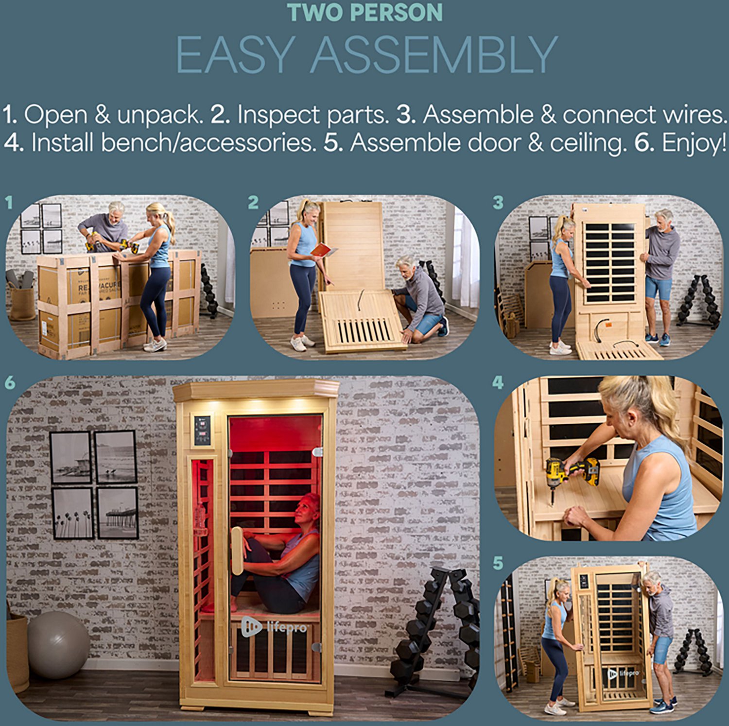 Lifepro RejuvaCare 1-Person Far Infrared Sauna - view number 7