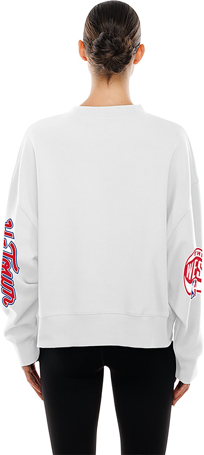 New Era Women's Houston Rockets City Edition 25 Long Sleeve Crew Sweatshirt - view number 2