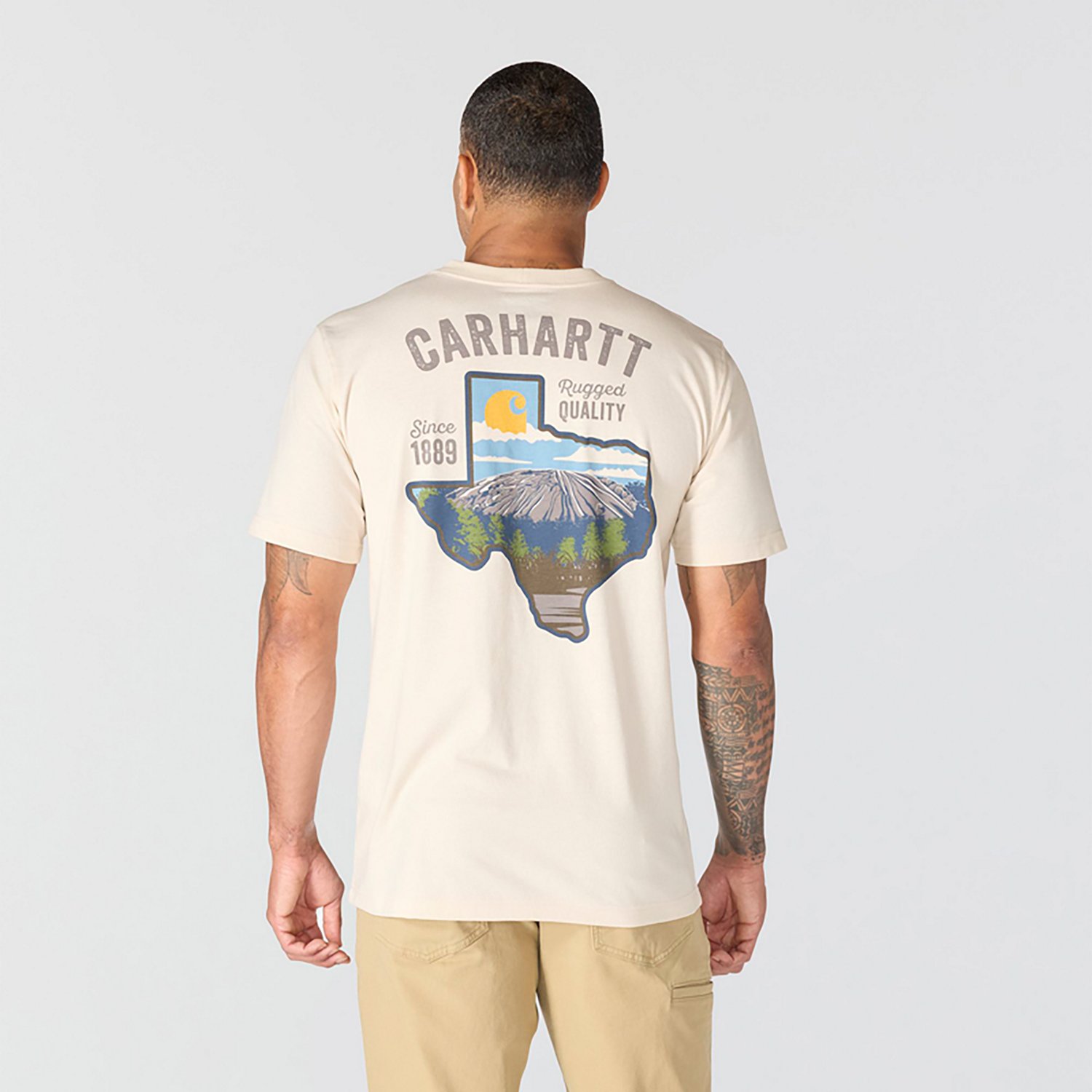 Carhartt Men's Irvine Relaxed Texas Outdoor T-shirt - view number 2