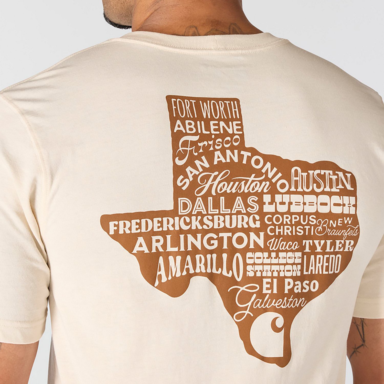Carhartt Men's Irvine Relaxed Texas Cities T-shirt - view number 4