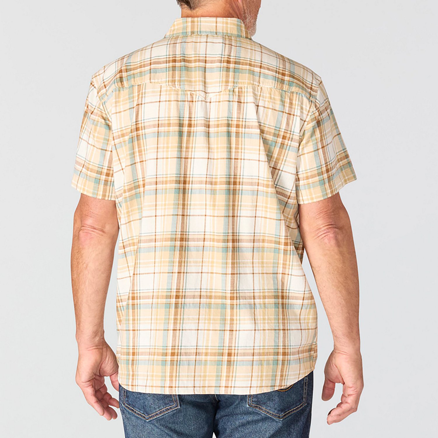 Carhartt Men's Montana Bozeman Relaxed Short Sleeve Plaid Shirt - view number 2