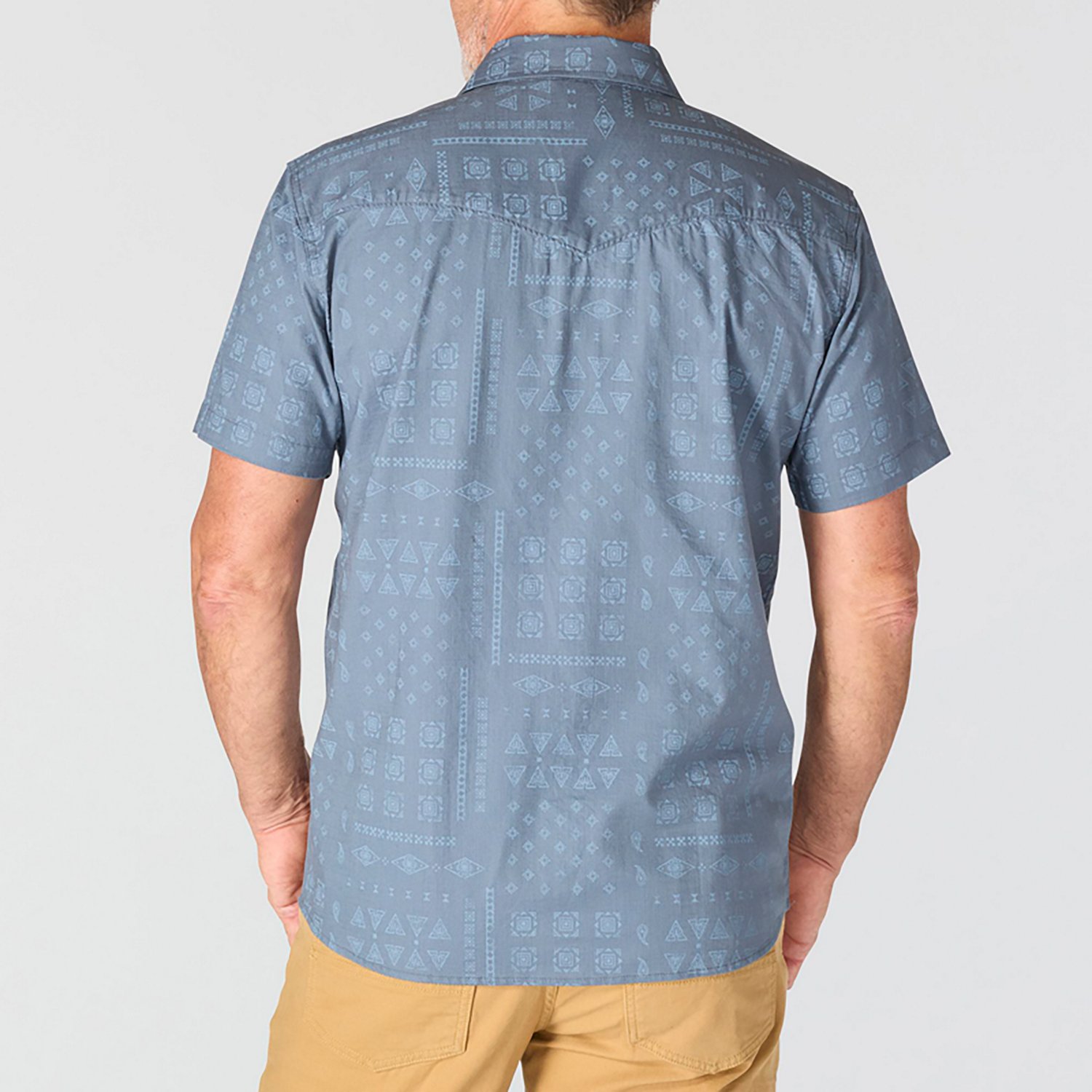 Carhartt Men's Montana Bozeman Relaxed Short Sleeve Bandana Print Shirt - view number 2