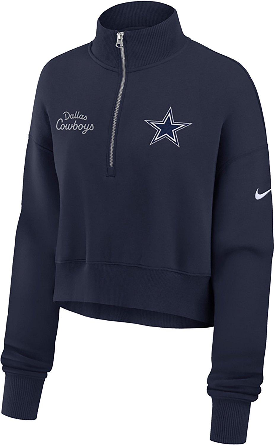 Nike Women's Dallas Cowboys Phoenix 1/4-Zip Top - view number 2