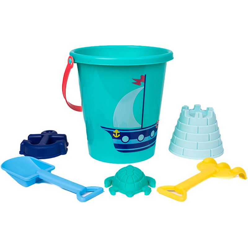 Toysmith Ship Sand Bucket 6-Piece Set