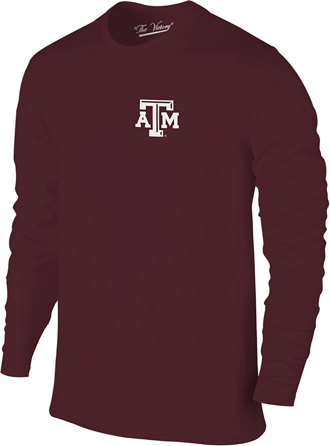 The Victory Men's Texas A&M University Primary Logo 2 Hit Long Sleeve Graphic T-shirt - view number 2