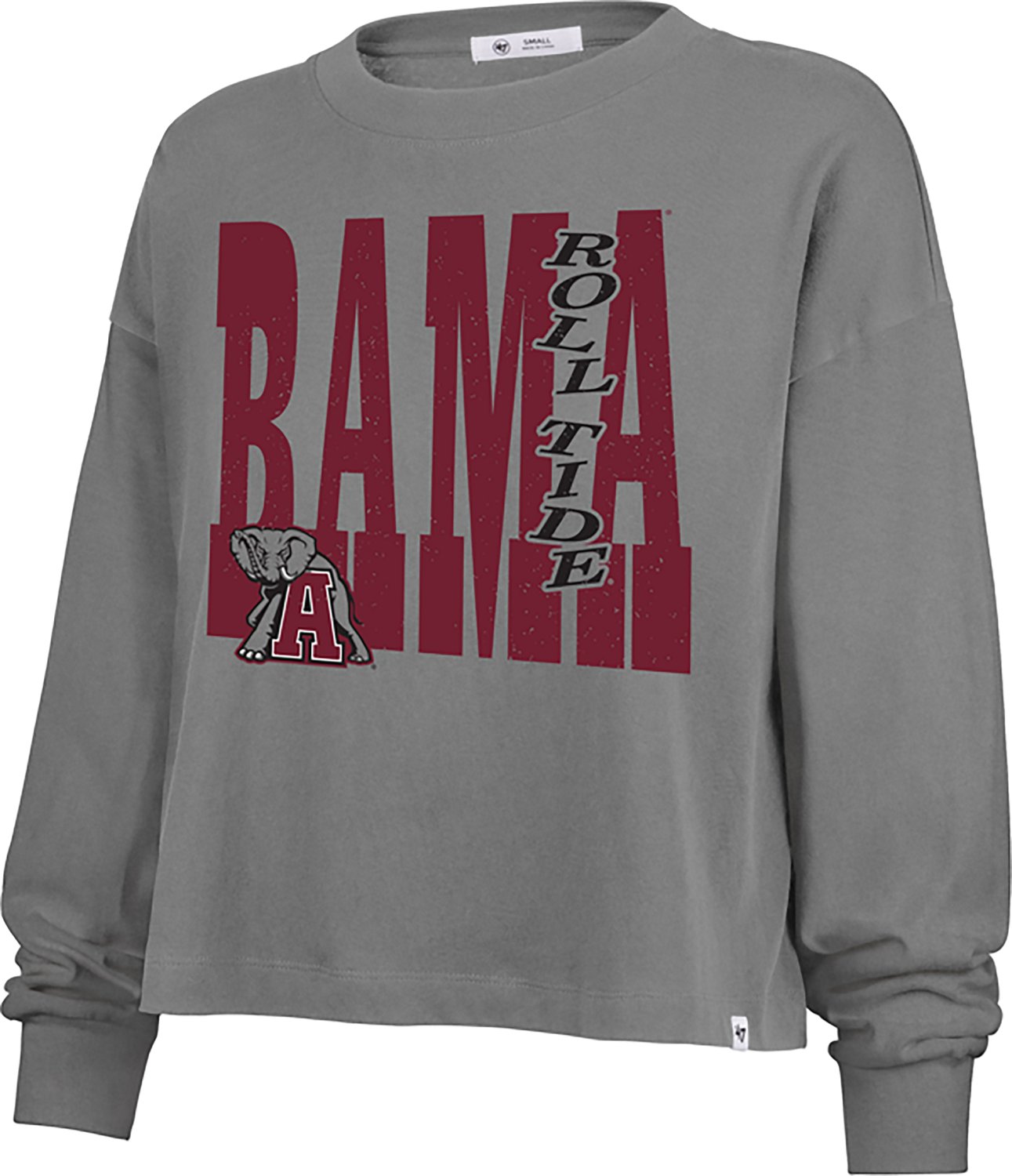 '47 Women's Alabama Crimson Tide Bold Stack Sydney Long Sleeve T-shirt