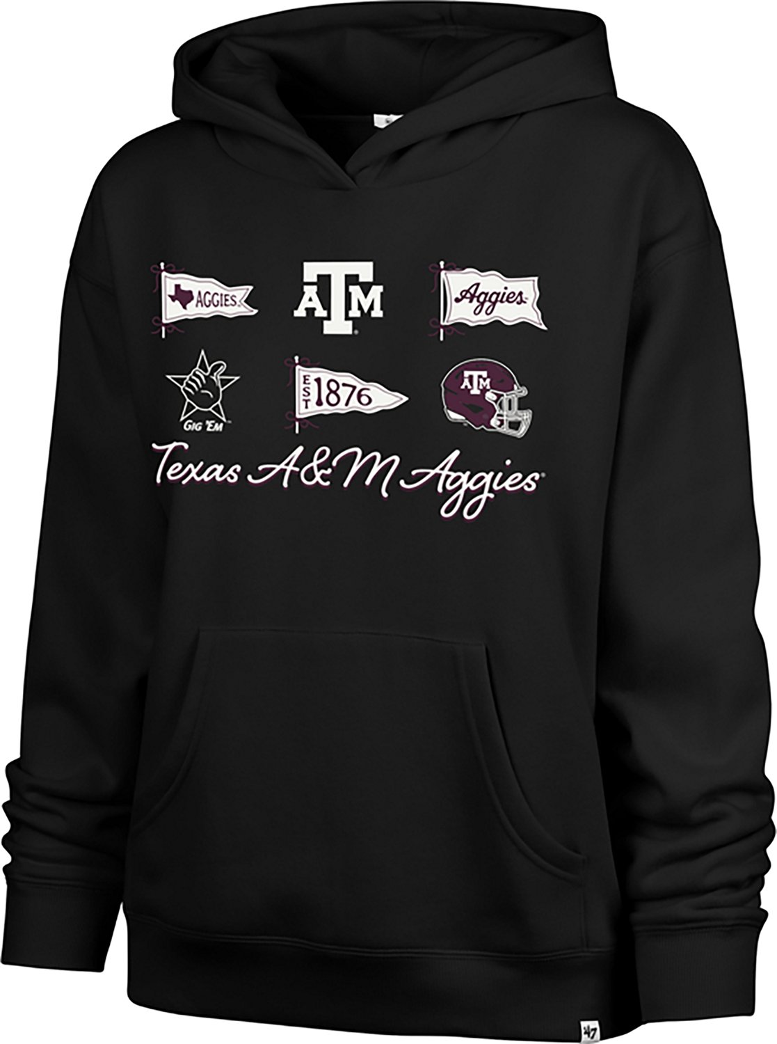 '47 Women's Texas A&M Aggies Bow and Banners Naomi Hoodie