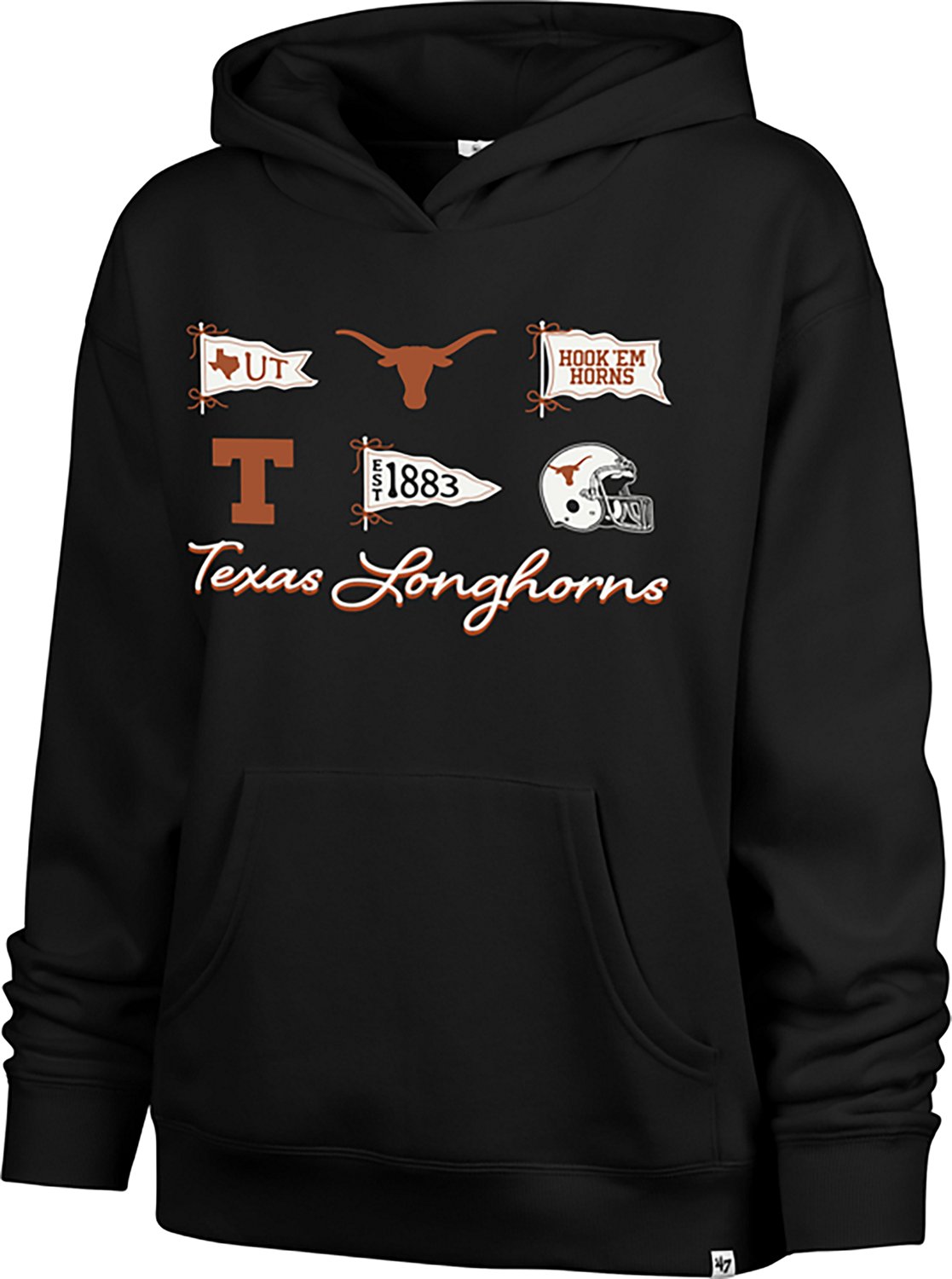 '47 Women's Texas Longhorns Bow and Banners Naomi Hoodie