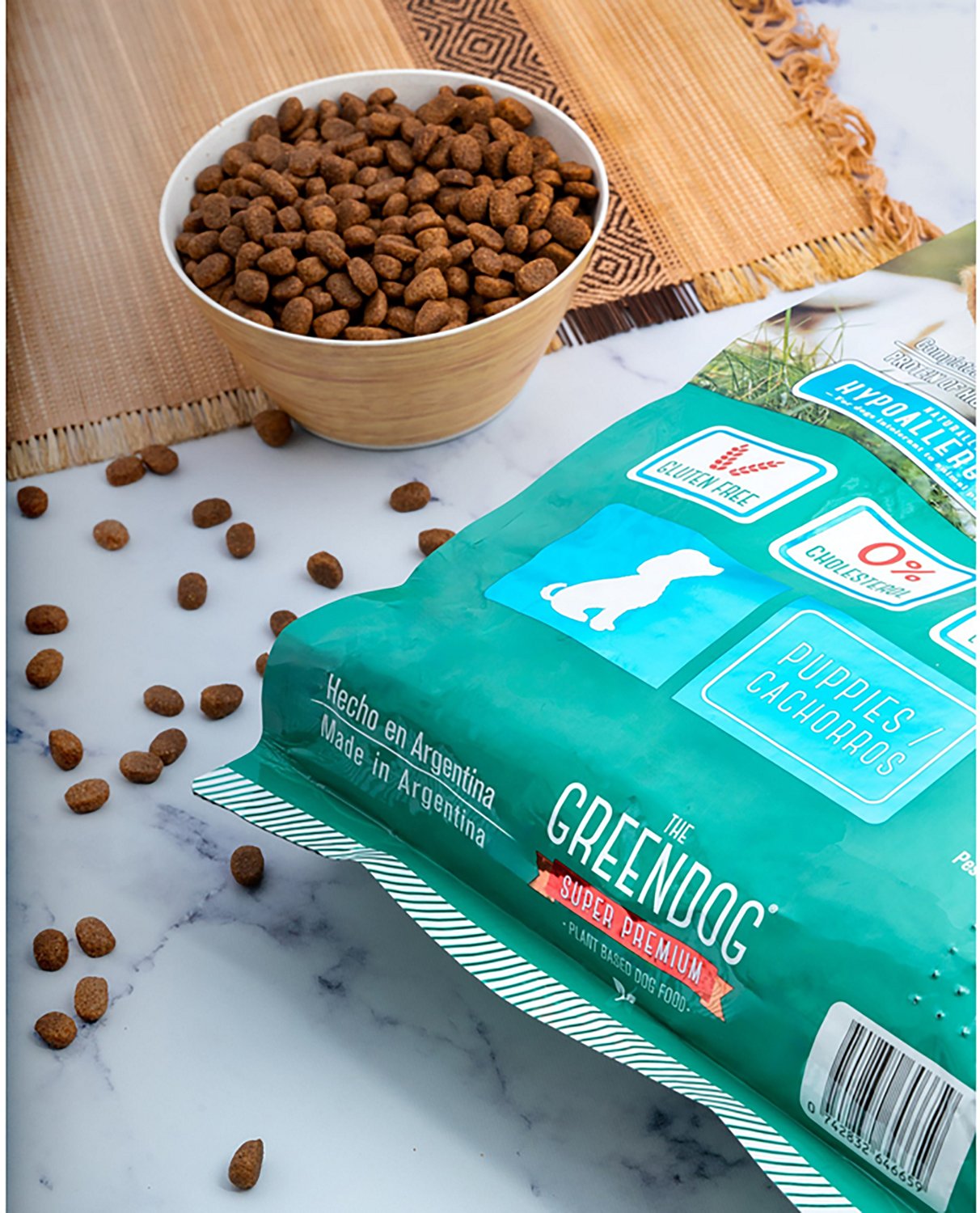 The Green Dog Super Premium Puppies 6.6 lb Dog Food Bag - view number 2