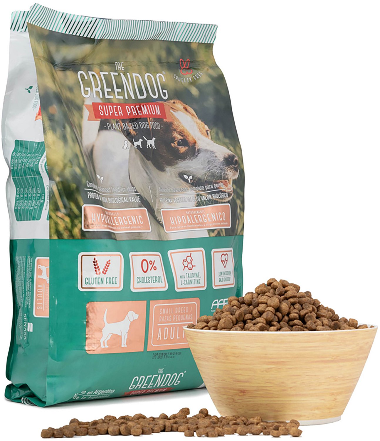 The Green Dog Super Premium Puppies 16.5 lb Dog Food Bag - view number 2