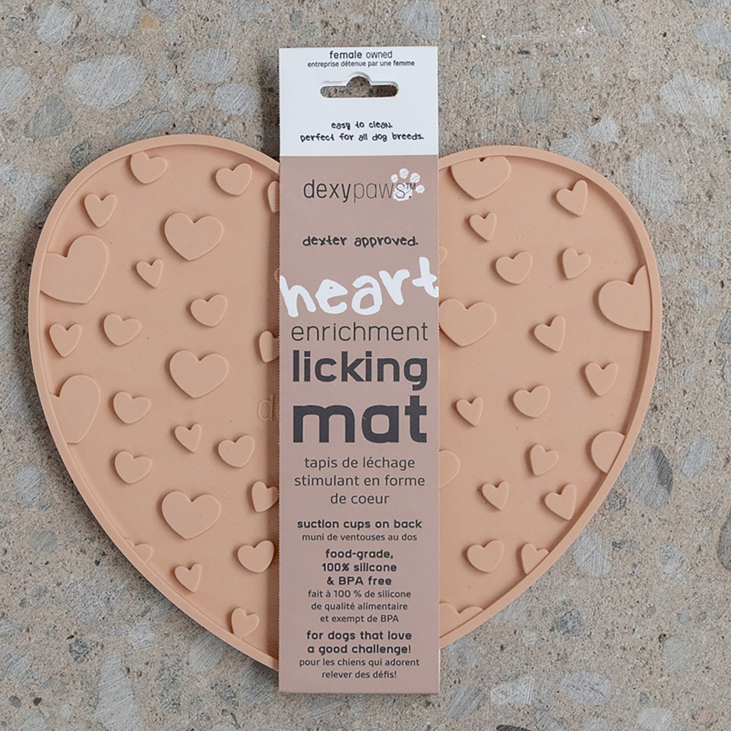 Dexypaws Heart Enrichment Lick Mat - view number 2