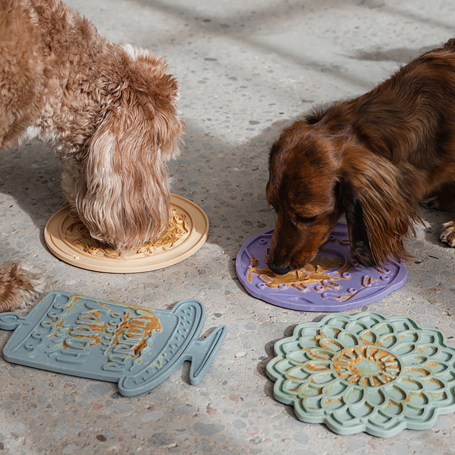 Dexypaws Lilac Donut Delight Enrichment Lick Mat - view number 4