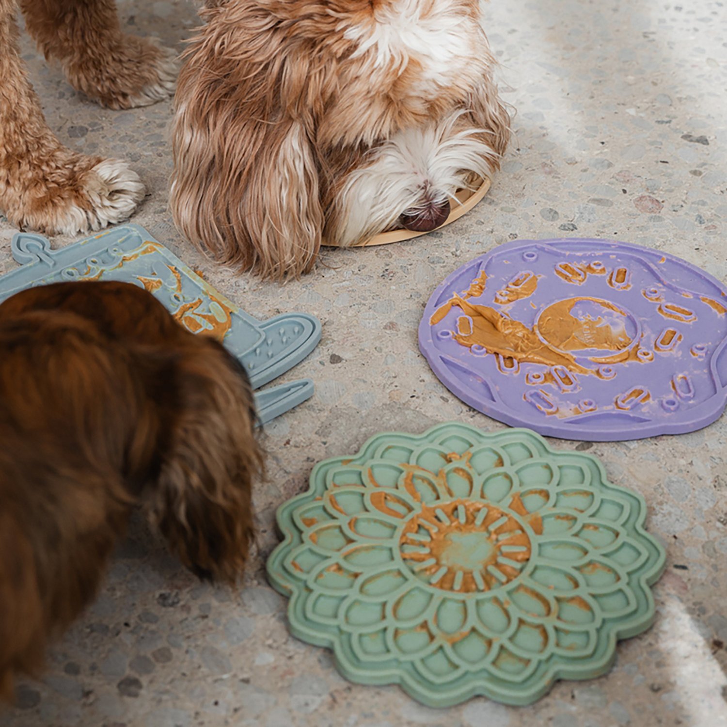 Dexypaws Lilac Donut Delight Enrichment Lick Mat