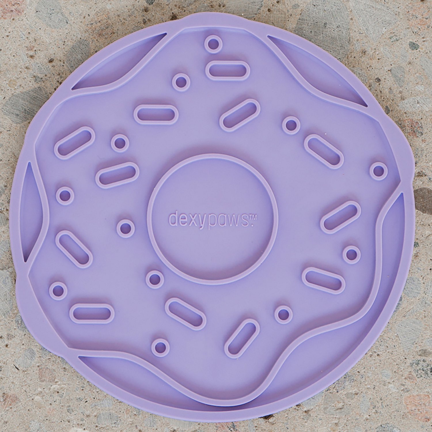 Dexypaws Lilac Donut Delight Enrichment Lick Mat - view number 7
