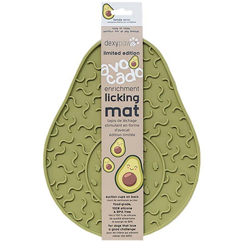Dexypaws Avocado Enrichment Lick Mat