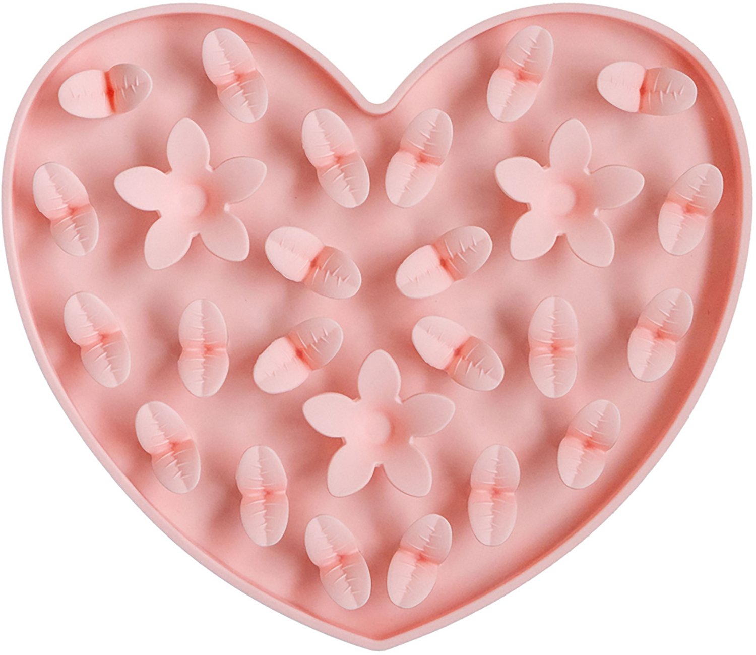 Dexypaws Blush Pink Heart Enrichment Snuffle Mat