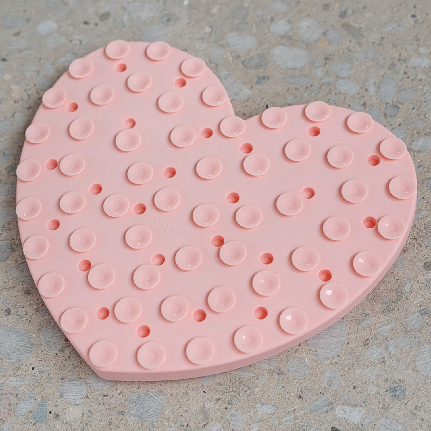Dexypaws Blush Pink Heart Enrichment Snuffle Mat - view number 4