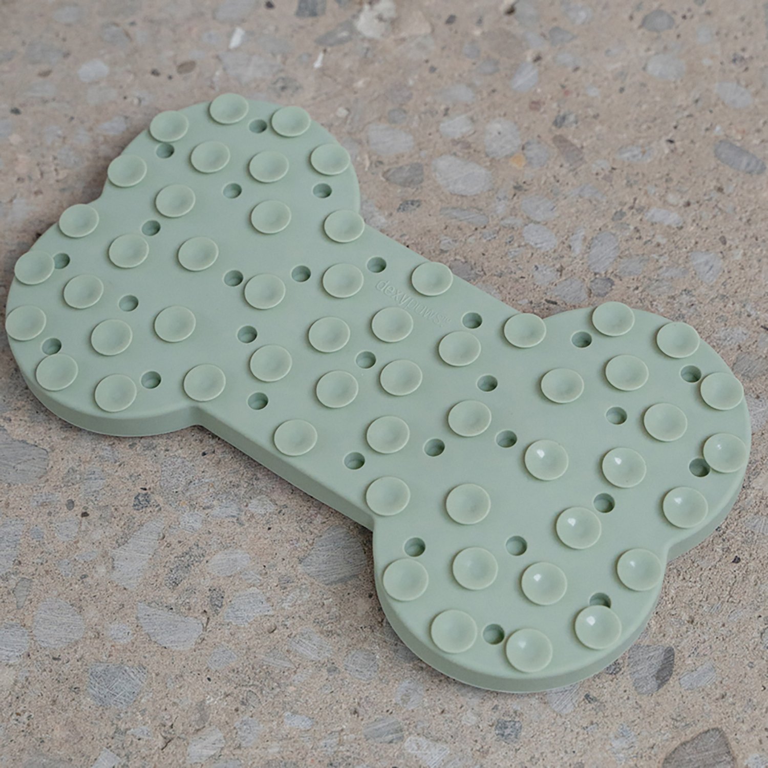 Dexypaws Sage Green Bone Enrichment Snuffle Mat - view number 4