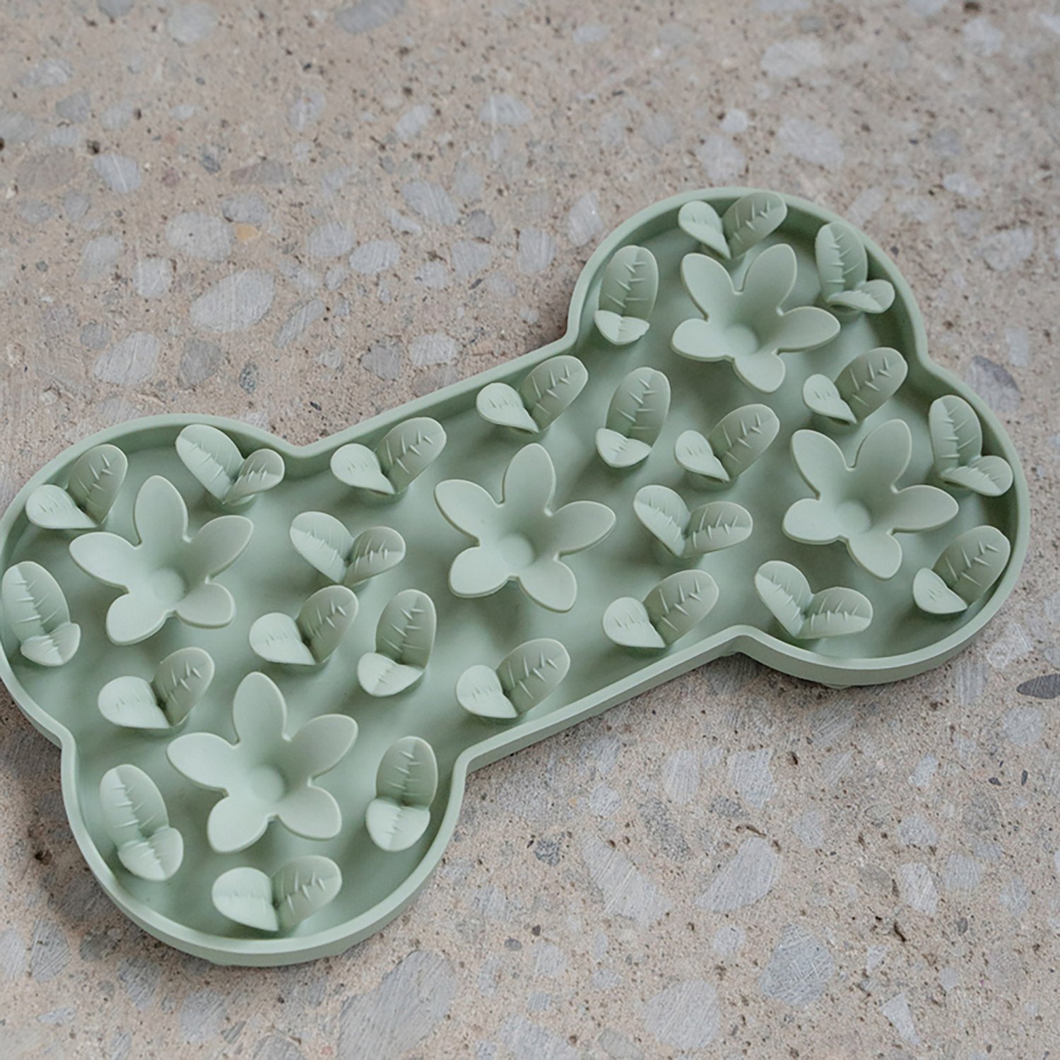 Dexypaws Sage Green Bone Enrichment Snuffle Mat - view number 5