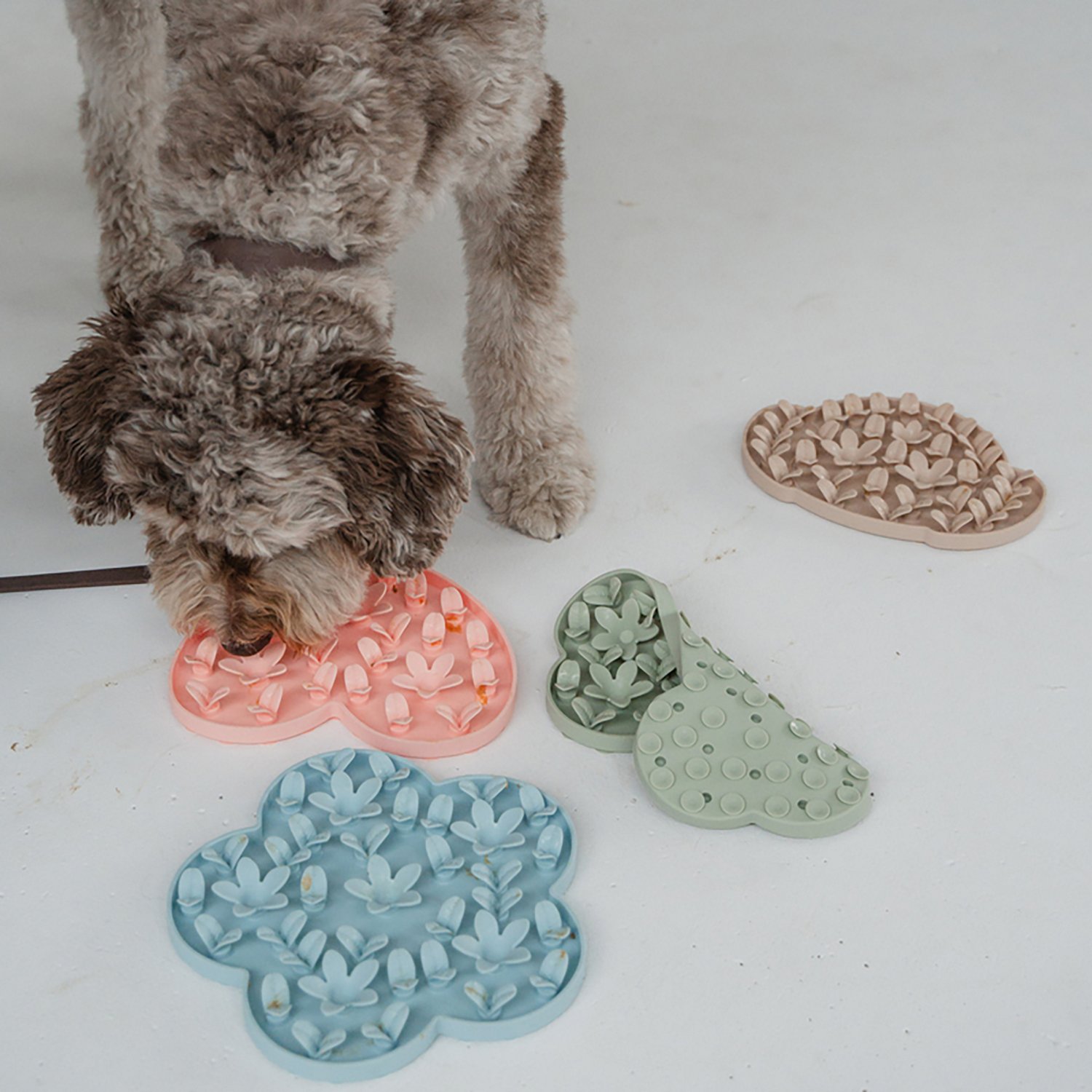 Dexypaws Sage Green Bone Enrichment Snuffle Mat