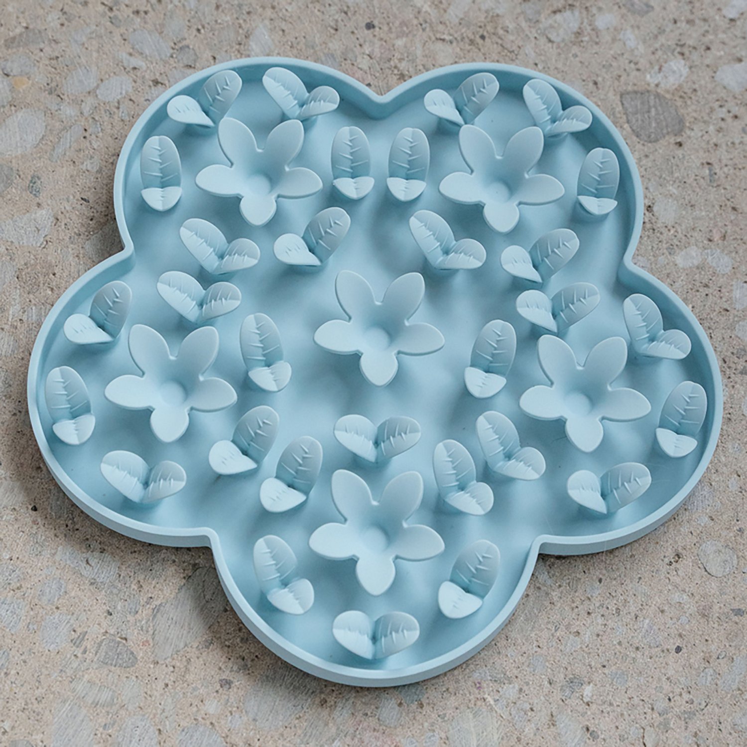 Dexypaws Sky Blue Flower Enrichment Snuffle Mat - view number 5