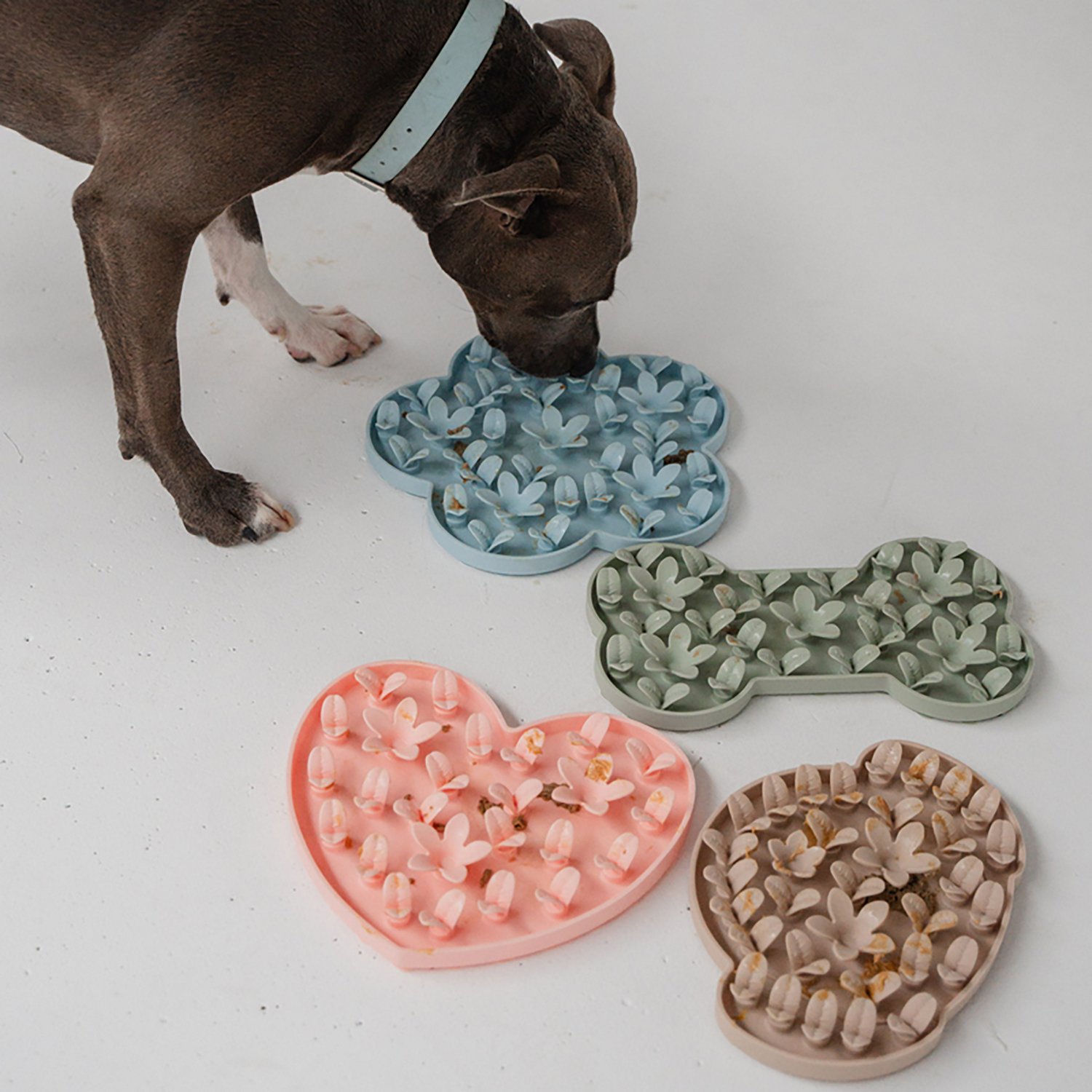 Dexypaws Sky Blue Flower Enrichment Snuffle Mat - view number 7