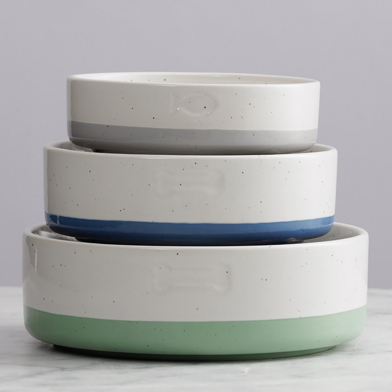 Mason Cash Speckle Dip Dog Bowl - view number 7