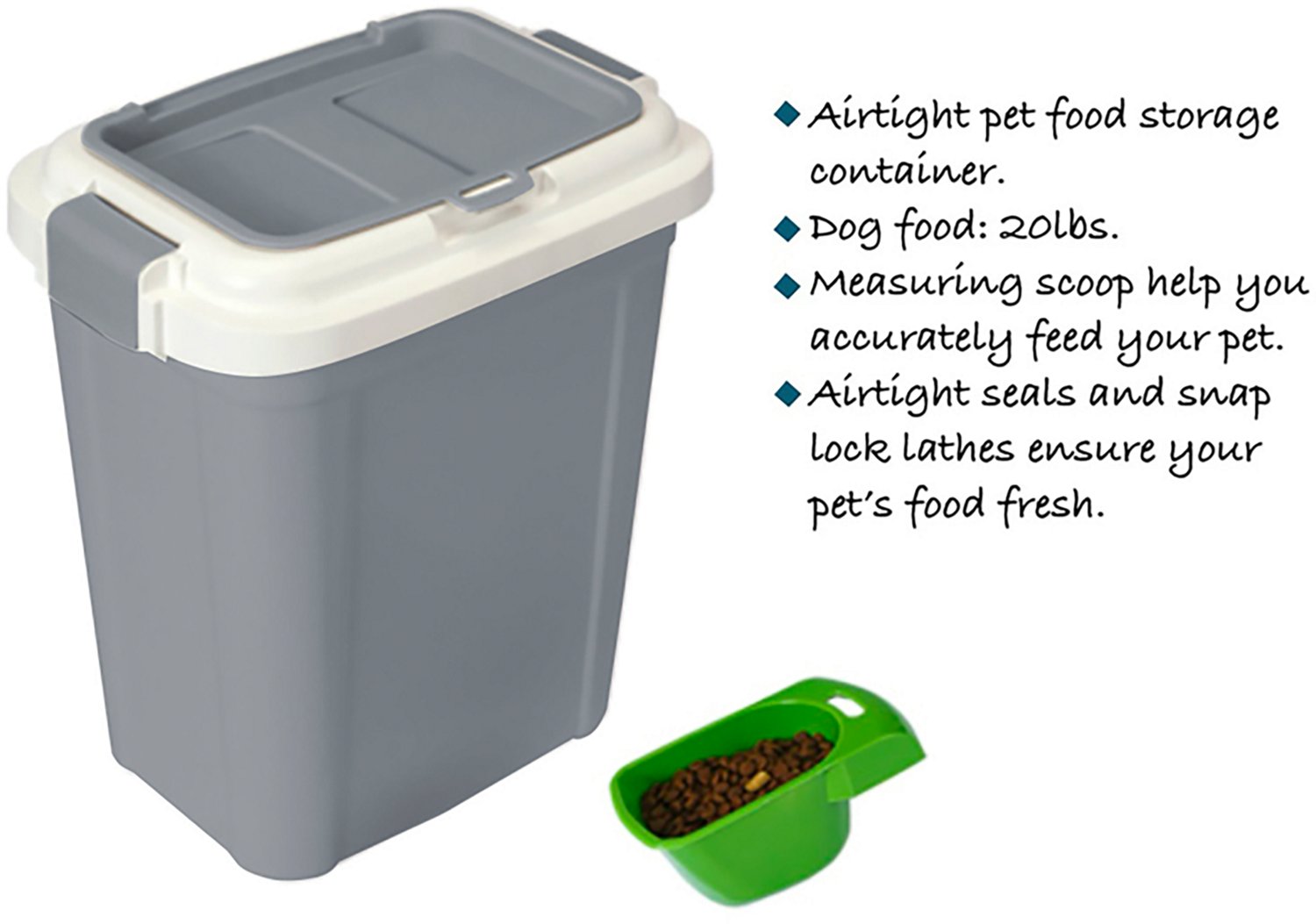 Ashfield & Harkness 23 qt Pet Food Storage Bin - view number 2