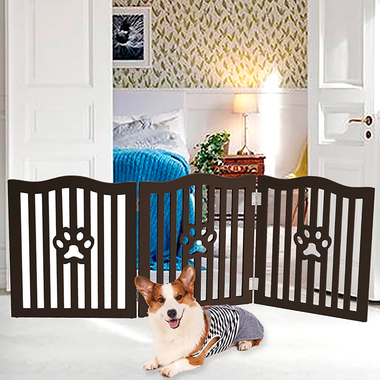 Trimate Wooden-Free Standing Pet Gate - view number 6