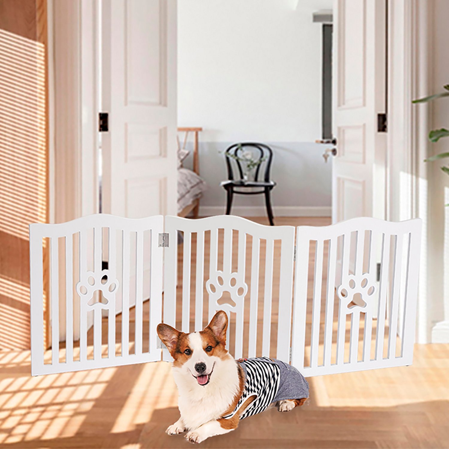 Trimate Wooden-Free Standing Pet Gate - view number 6