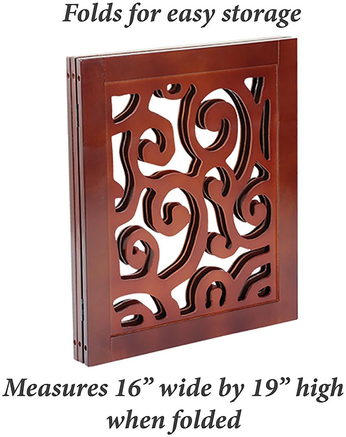 Etna Wooden Scroll Pet Gate - view number 3