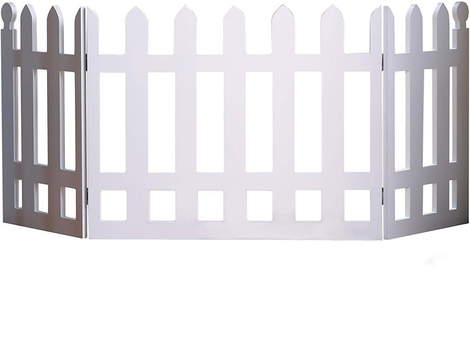 Etna Wooden White Picket Fence Pet Gate