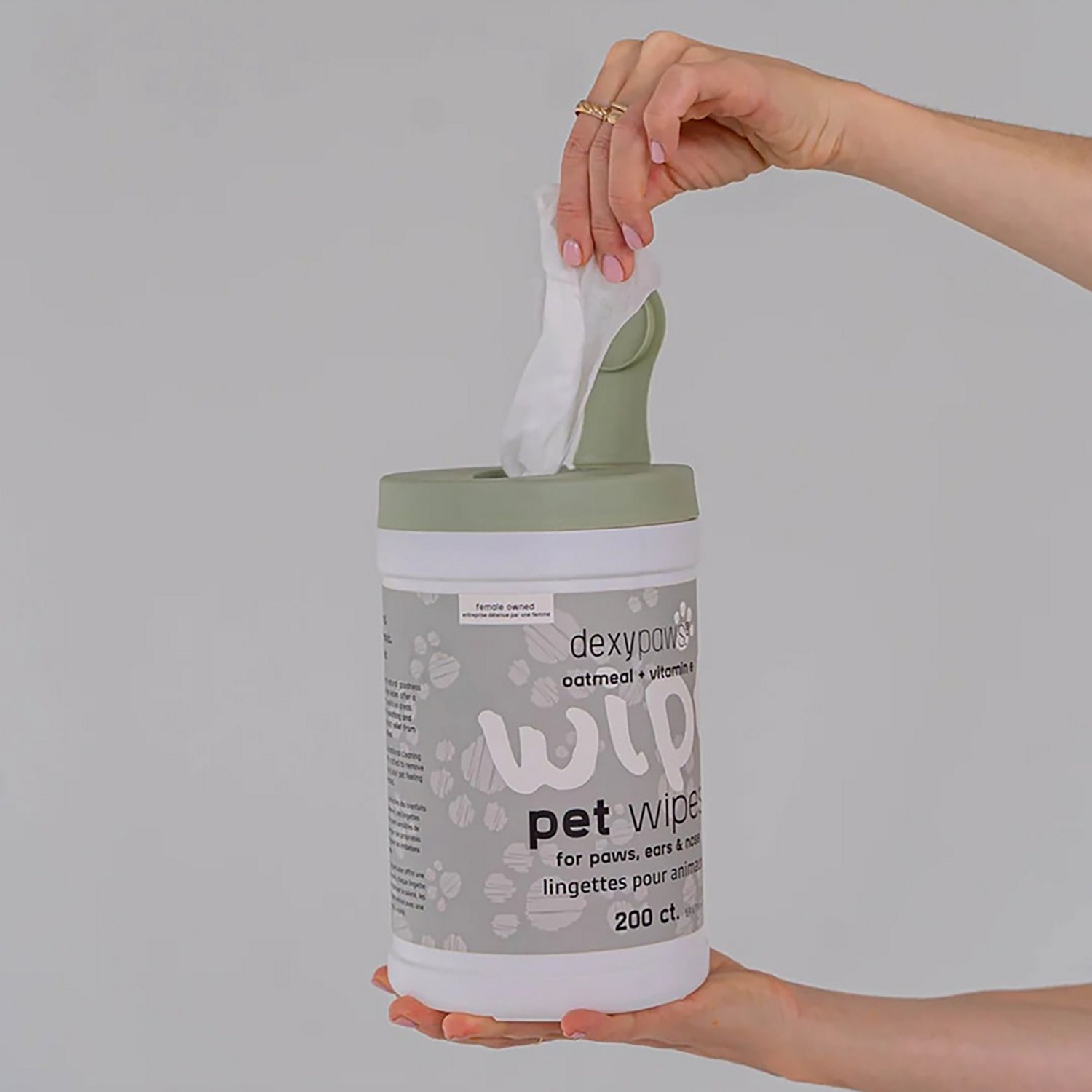 Dexypaws Oatmeal and Vitamin E Pet Wipes 200-Count - view number 3