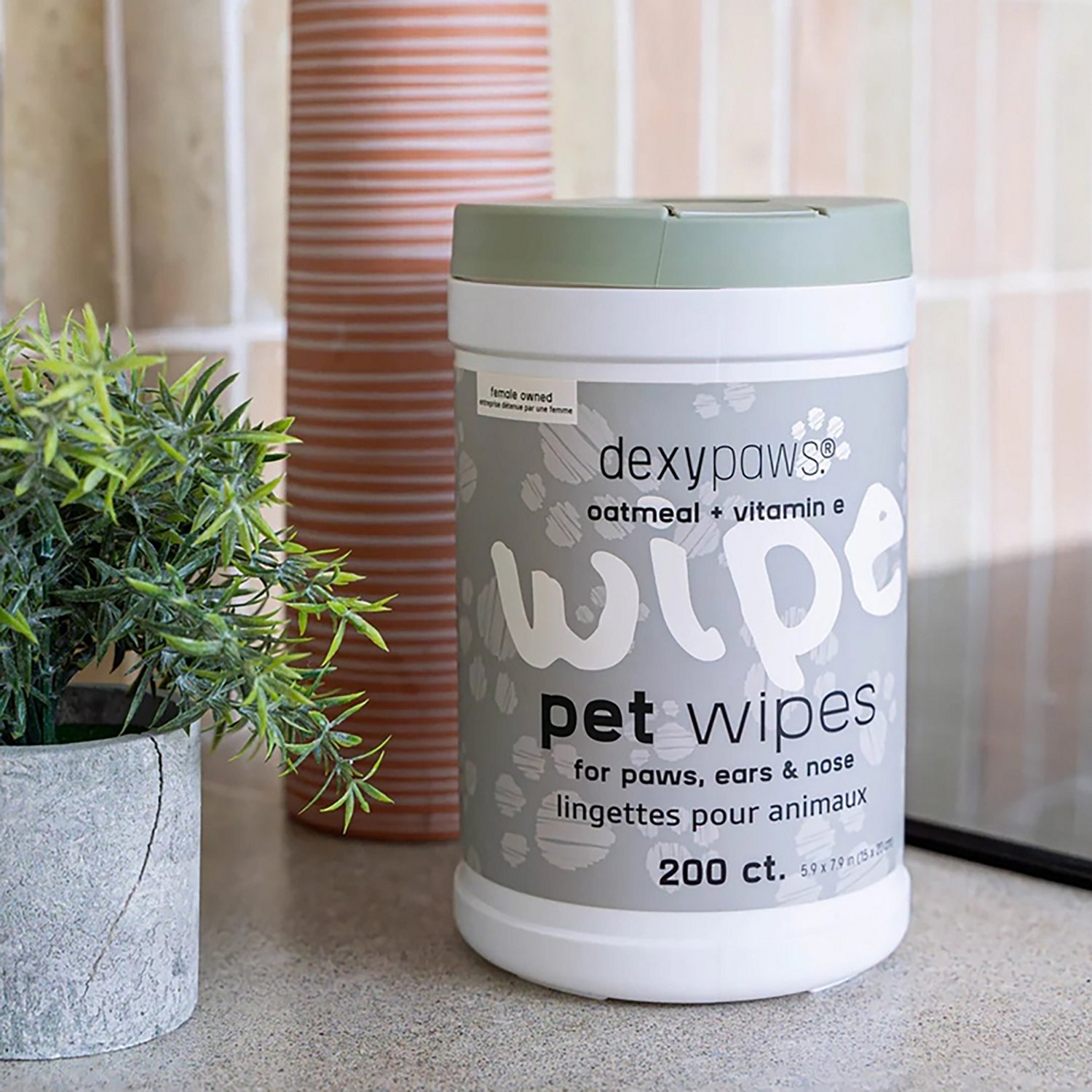 Dexypaws Oatmeal and Vitamin E Pet Wipes 200-Count - view number 4