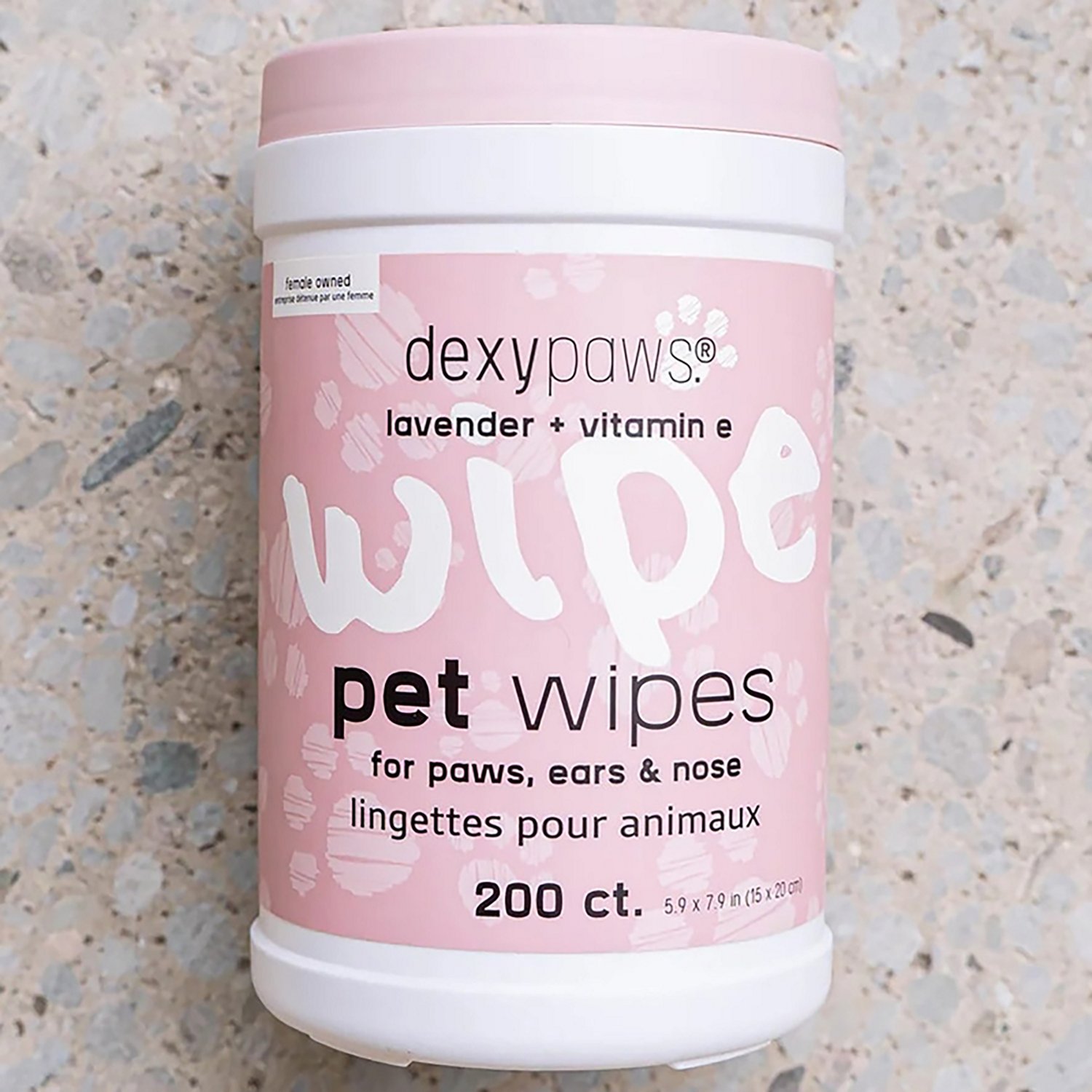 Dexypaws Lavender Cleansing Wipes Canister - view number 4