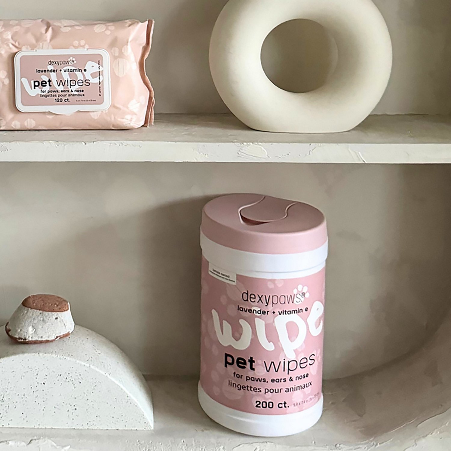 Dexypaws Lavender Cleansing Wipes Canister - view number 5