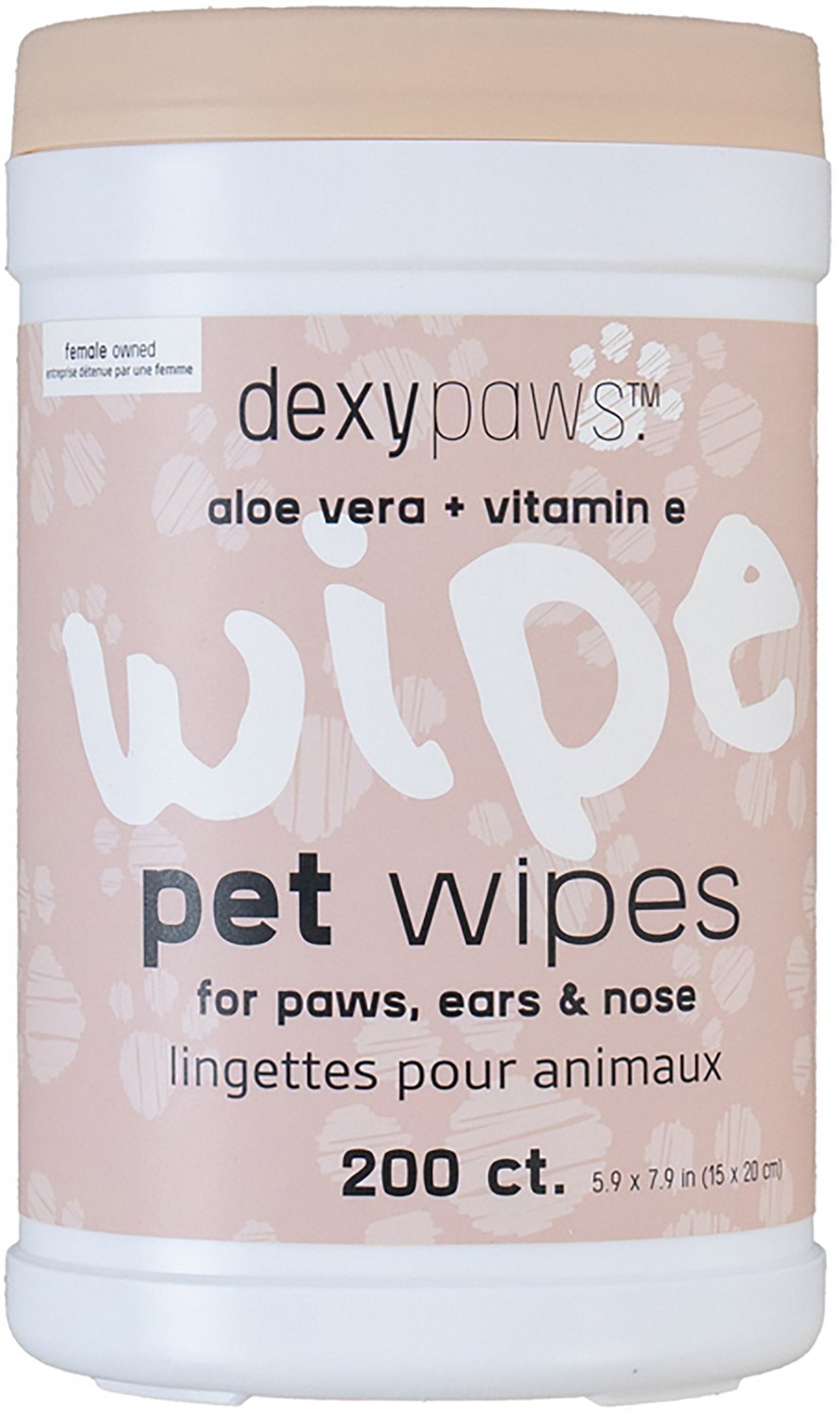 Dexypaws Cleansing Wipes Canister