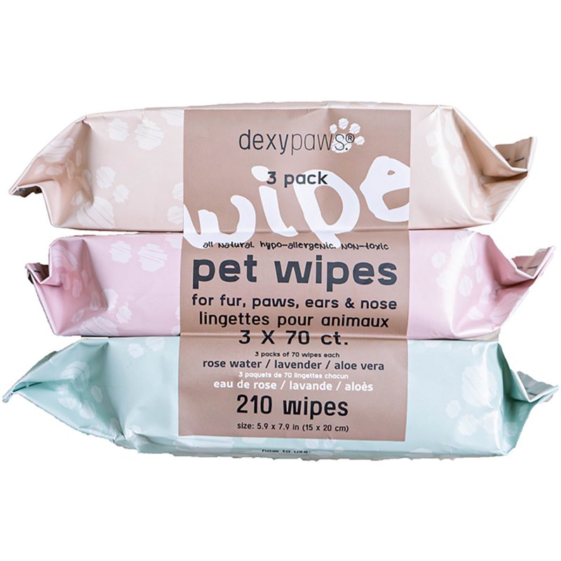 Flat River Group Cleansing Wipes 3-pack with Aloe, Lavender & Rose Water