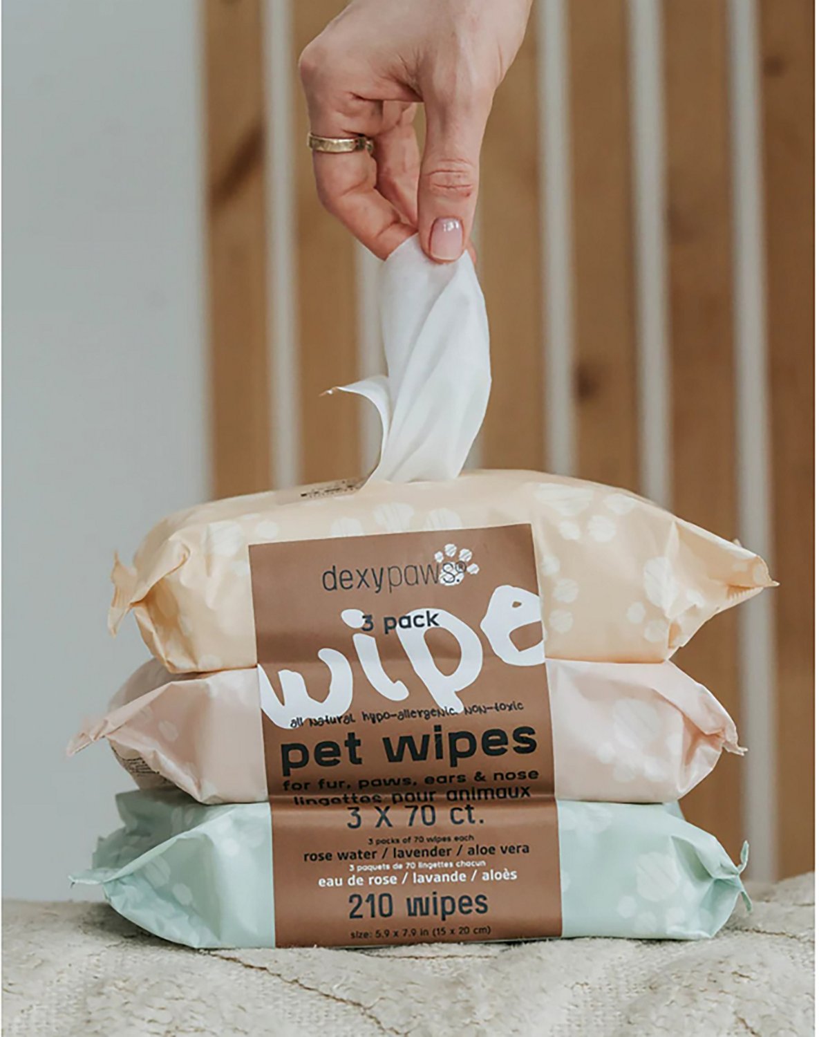 Dexypaws Cleansing Wipes 3-Pack - view number 4