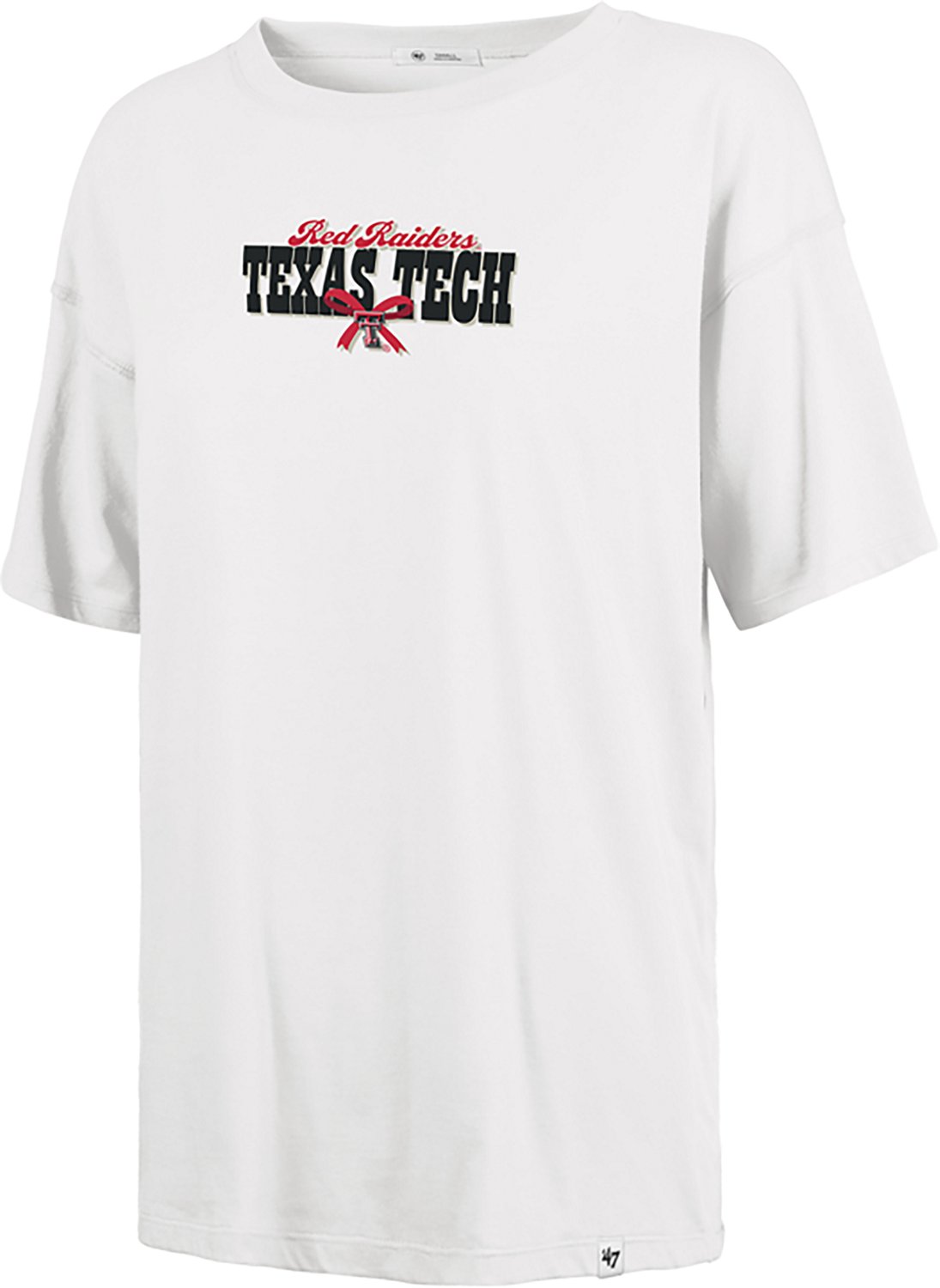 '47 Women's Texas Tech Red Raiders Bow and Banner DS Sadie Short Sleeve T-shirt